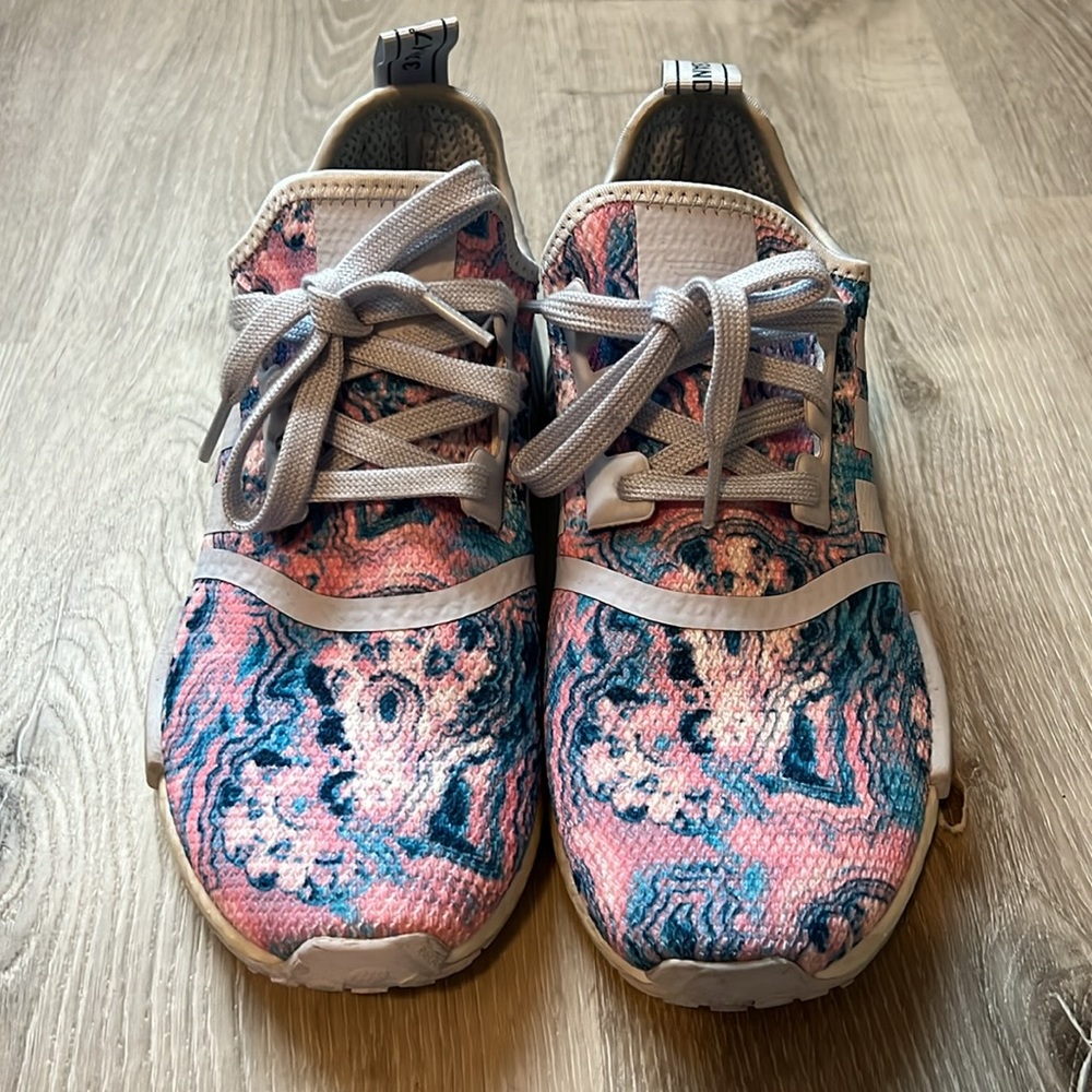 Adidas Adidas NMD R1 EASTER Blue Pink Wht TIE DYE ultraboost sneakers